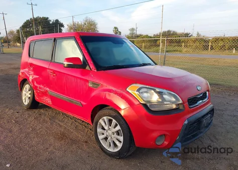 2012 Kia Soul + from USA, damaged, VIN KNDJT2A65C7393371